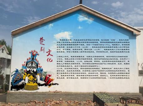 王屋如何进行墙体彩绘制作