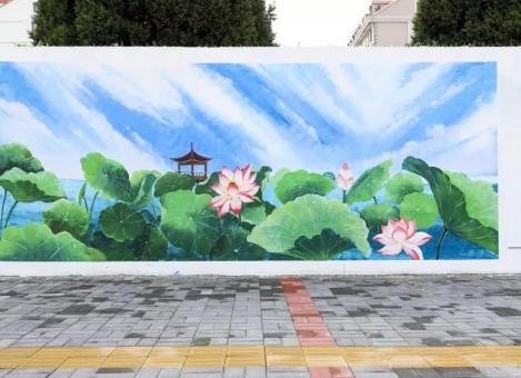 王屋墙绘施工材料制作工艺说明