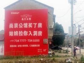 王屋墙体广告在乡镇、农村市场的媒体优势