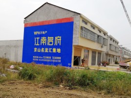 王屋农村墙体广告在不同形式上面展现的不同特色