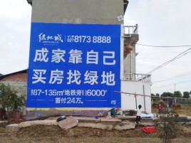 王屋墙体广告位置选择重要性